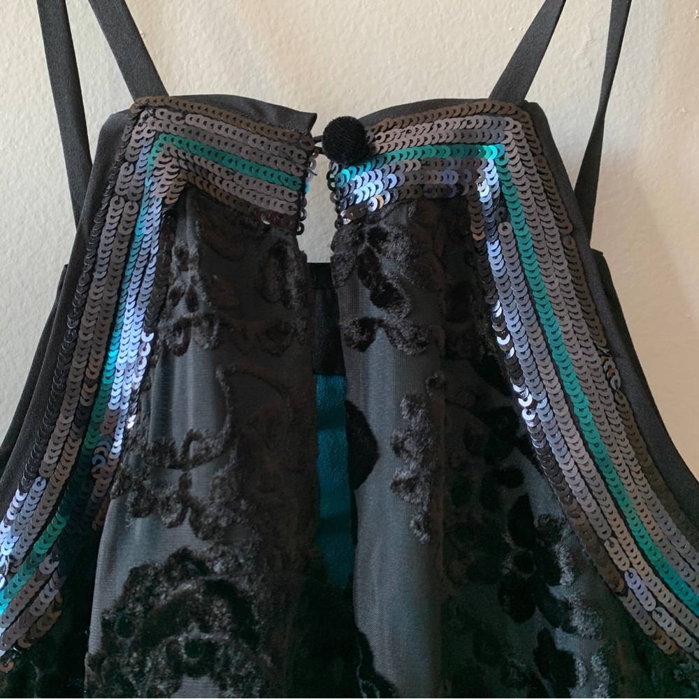 Anthropologie Dress Cocktail Sequined Dress‎ Little Black Dress NEW WITH TAGS - Picture 15 of 15